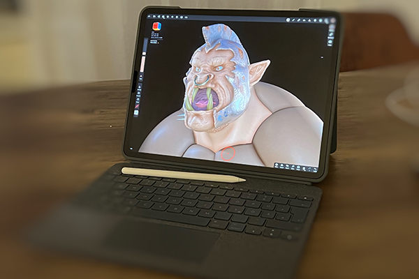 Digitale Modellierung auf dem iPad mit Nomad SCulpt
